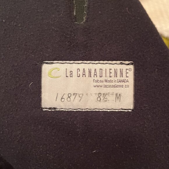 La Canadienne Waterproof Black Leather Boots size 8.5 M - Picture 3 of 4